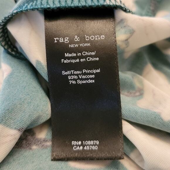 rag & bone Sabeen Floral Mockneck Sleeveless Top - Picture 6 of 8